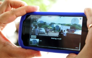 Demonstrating the app