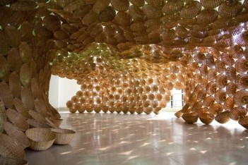 Rana Begum’s 'No. 473' in Dhaka Art Summit in 2014 Image Courtesy: Samdani Art Foundation 